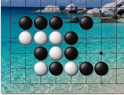 围棋习题 二子争功 黑先 动态图
