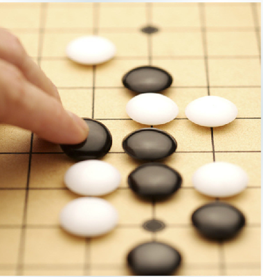 圆盒五子棋义乌2元商品批发学生益智塑料围棋五子棋